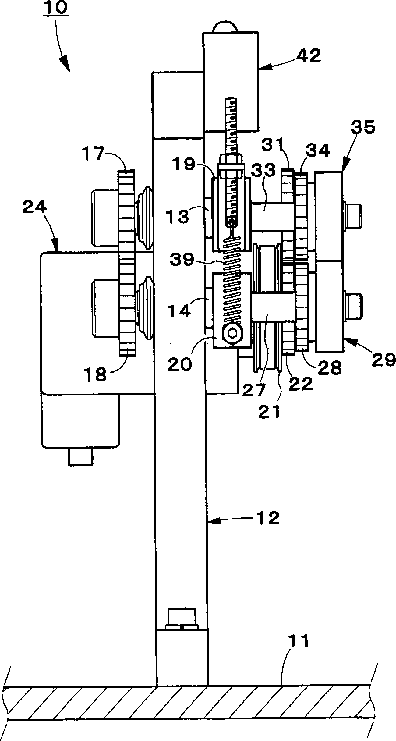 Wire length measuring and feeding device