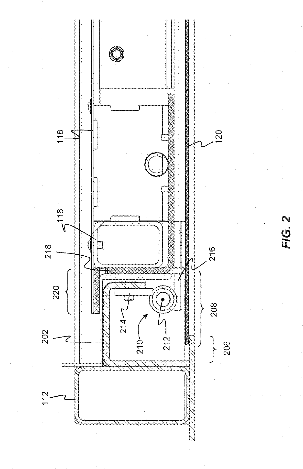 Security door hinge assembly