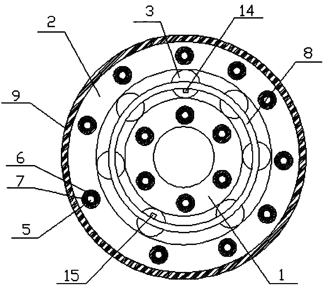 Bearing with dust-proof and heat dissipation functions