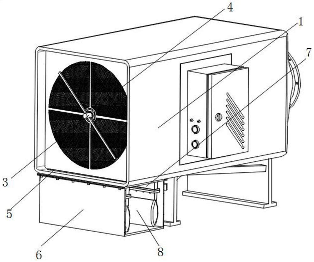 Pump station plasma deodorization device with good deodorization effect