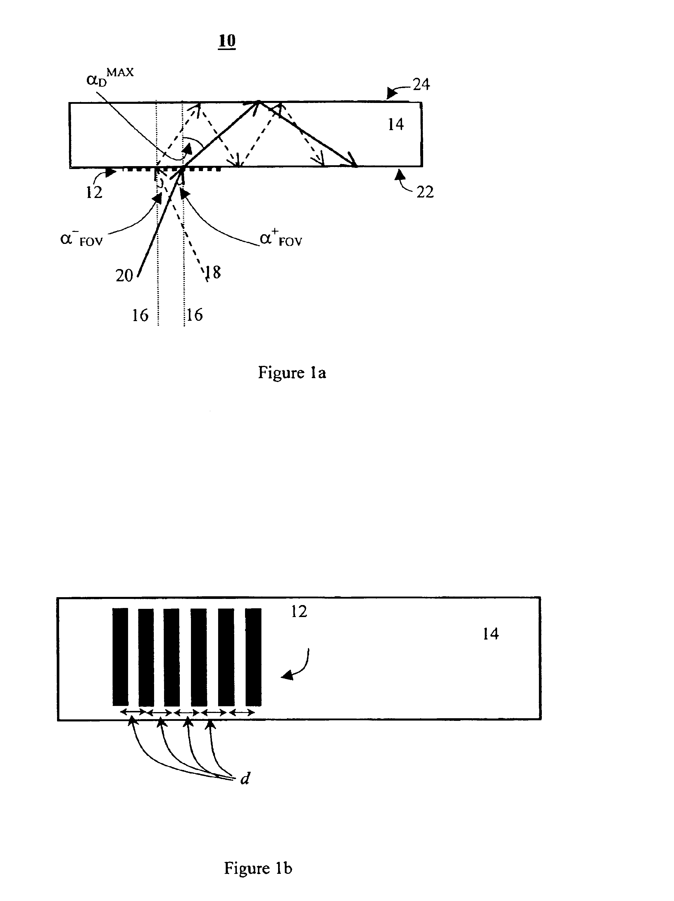 Optical device having a wide field-of-view for multicolor images