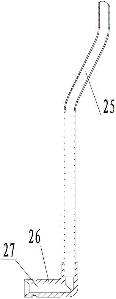 Locating device for welding guide pipe connector at any angle