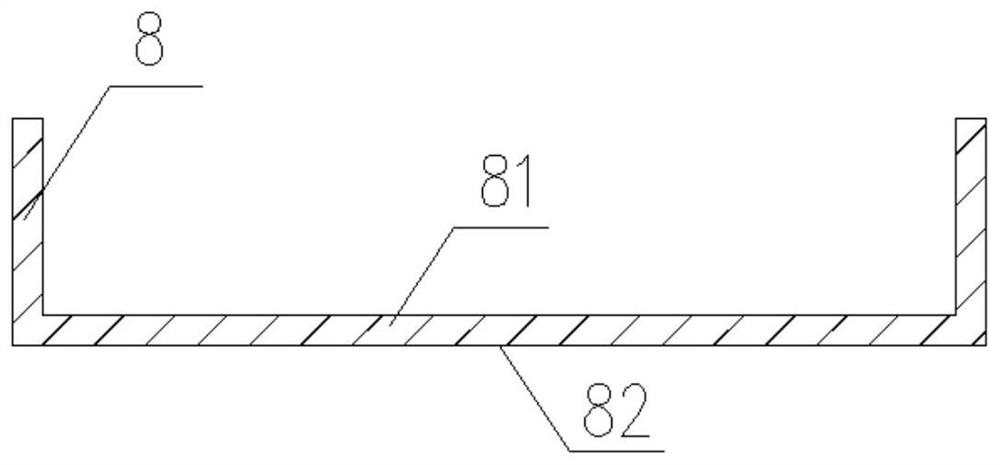 Reinforced scrubbing system for vertical flat-plate ceramic membrane and application of reinforced scrubbing system