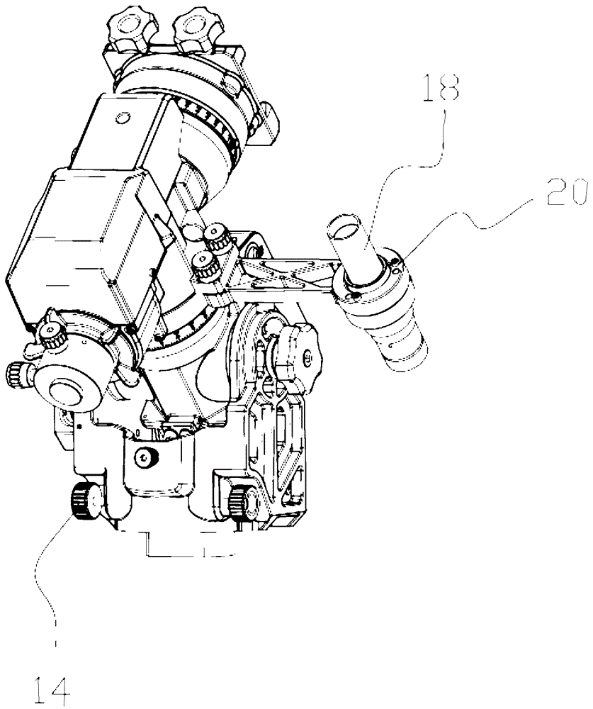 Polar axis calibration mechanism of equatorial telescope and calibration method thereof