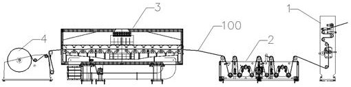 PET release film multi-stage treatment and recovery system and method