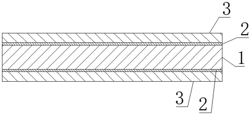 Thermal self-closing ceramic modified diaphragm and preparation method thereof