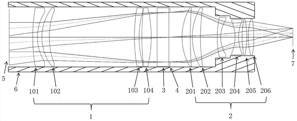 A Lens for Narrowband Imaging Observation of Space Environment