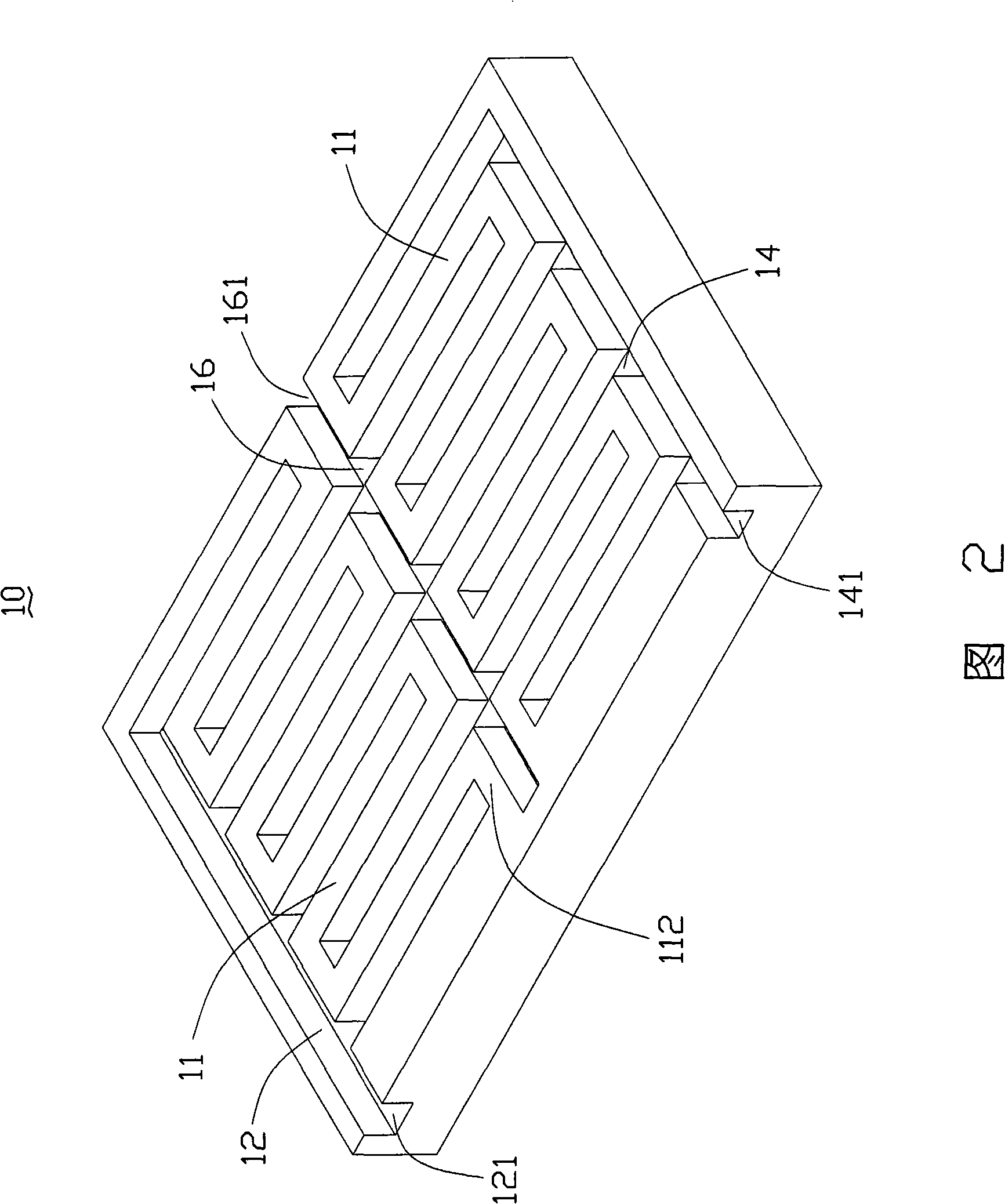 Fuel cell polar plate and fuel cell using the same