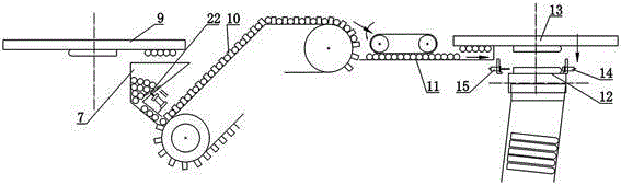 Blood collection tube labeling and assembling automatic connecting device