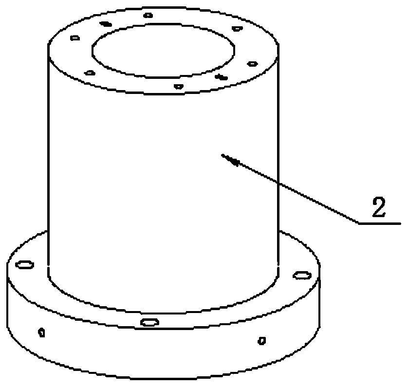 Integral shrinking die with small shrinkage coefficient and high height-to-thickness ratio and its mold