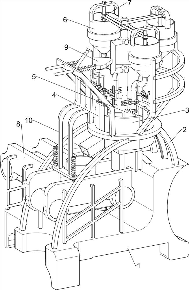 Multi-feed stirring equipment for animal husbandry