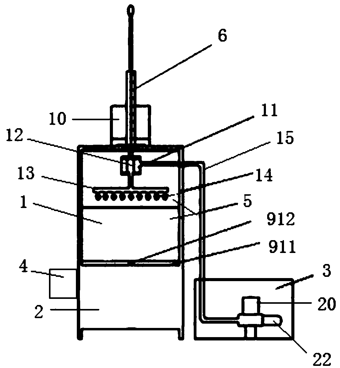 Stamping die cleaning device