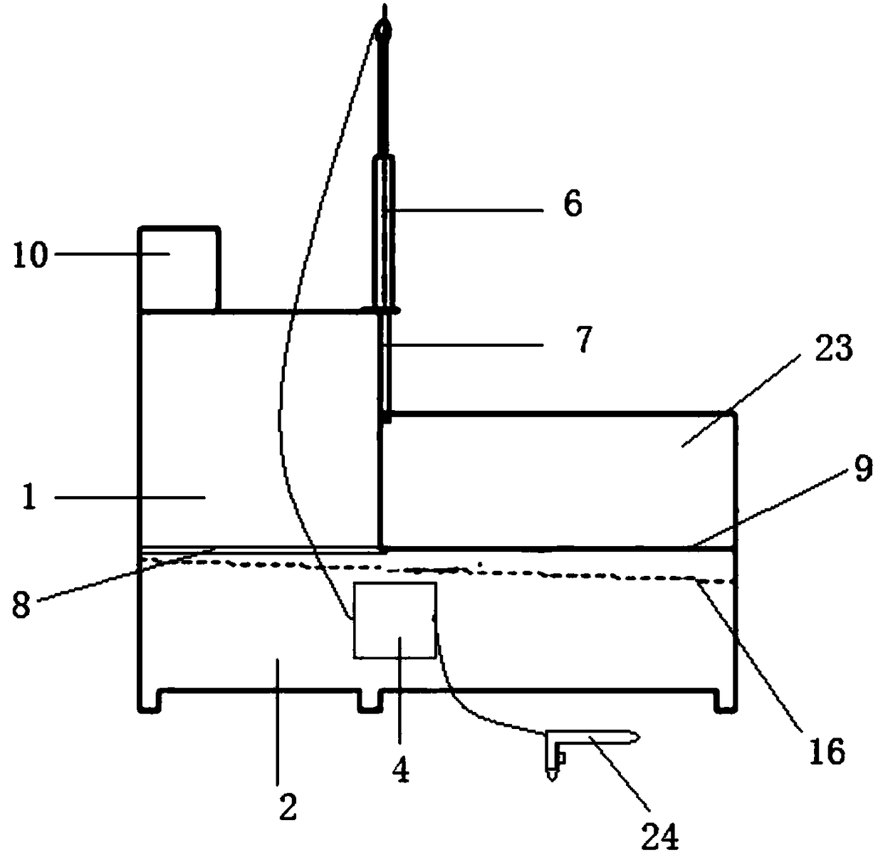 Stamping die cleaning device