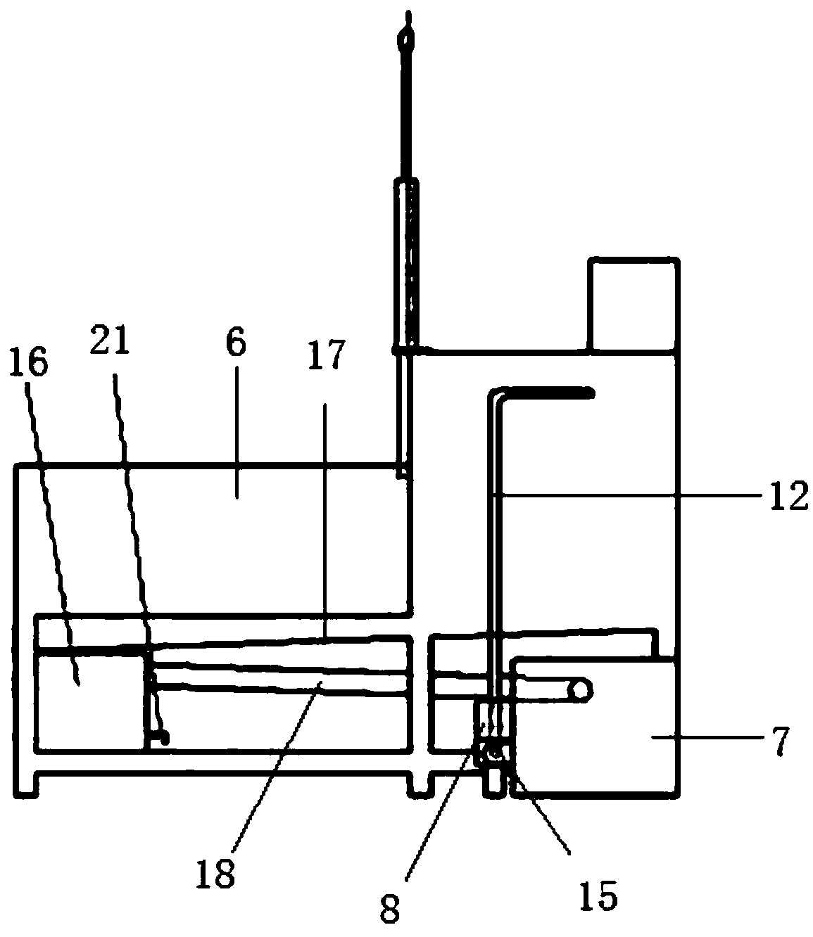 Stamping die cleaning device