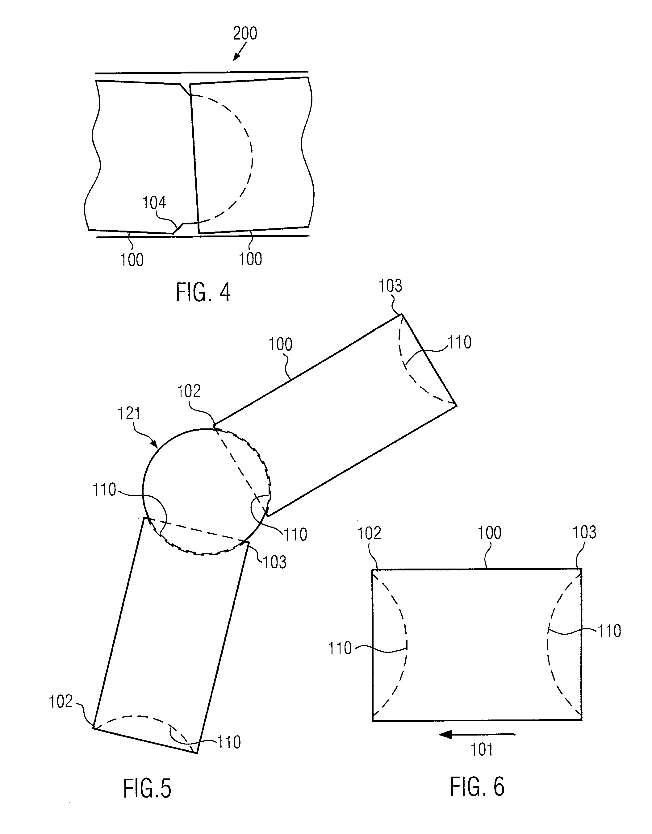 Magnetic core element, magnetic core module and an indictive component using the magnetic core module