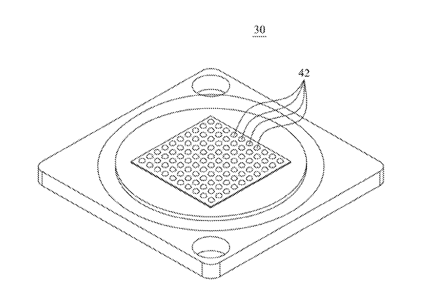 LED chip-on-board type flexible PCB and flexible heat spreader sheet pad and heat-sink structure using the same