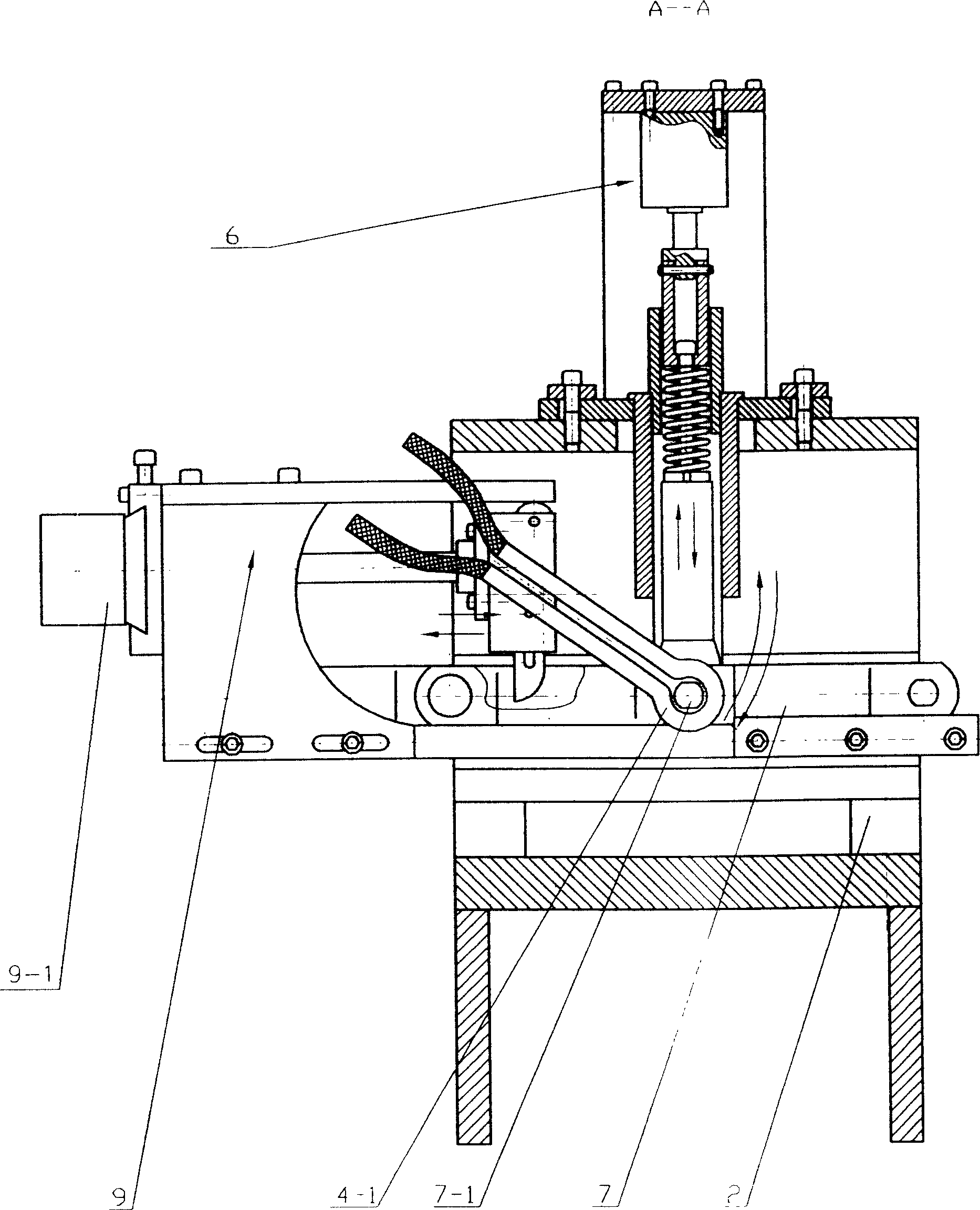 Automatic thermal riveting method and automatic thermal riveting machine for chain pin shaft