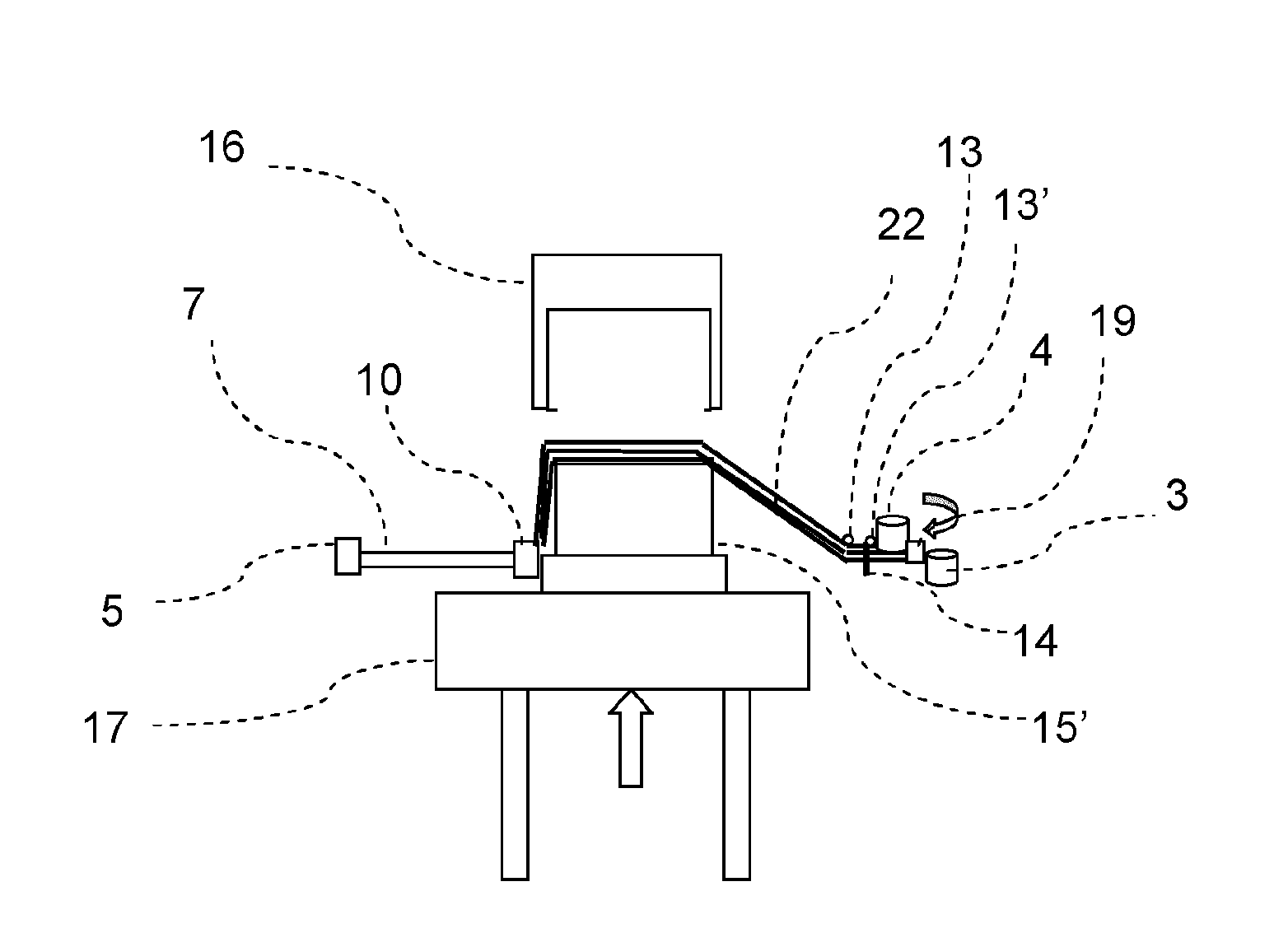 Device and method for producing fiber preforms