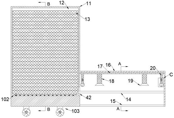 Floor tile mounting machine capable of preventing damage and rapidly mounting floor tiles