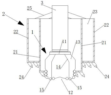 A rock-socketed construction technique for large-caliber pile foundations