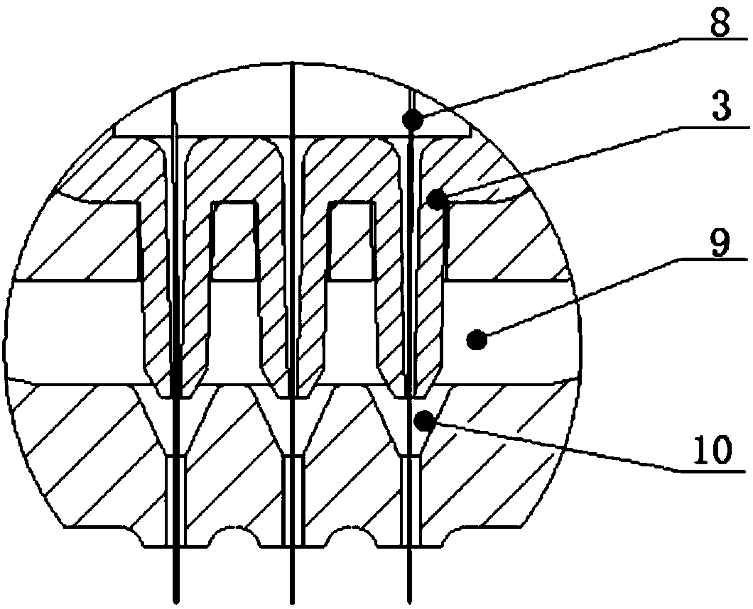 Flexible cluster electrode jet electrolytic machining method and device