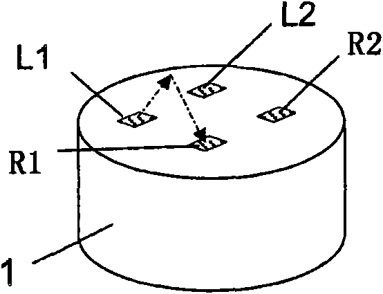 Turbidity measuring device and a method for determing a concentration of a turbidity-causing material