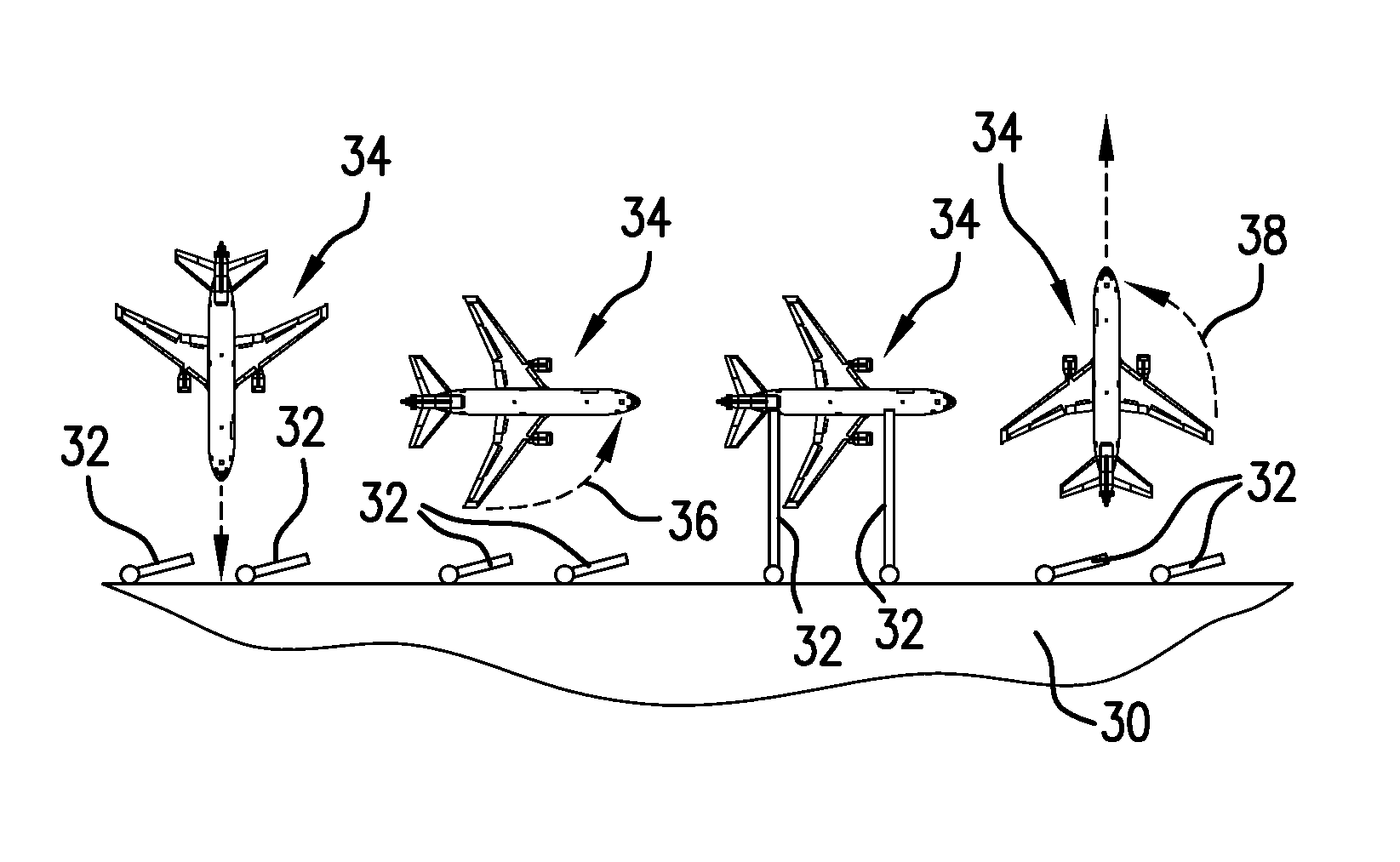 Optimizing ground movement in a wide-body aircraft equipped with non-engine drive means