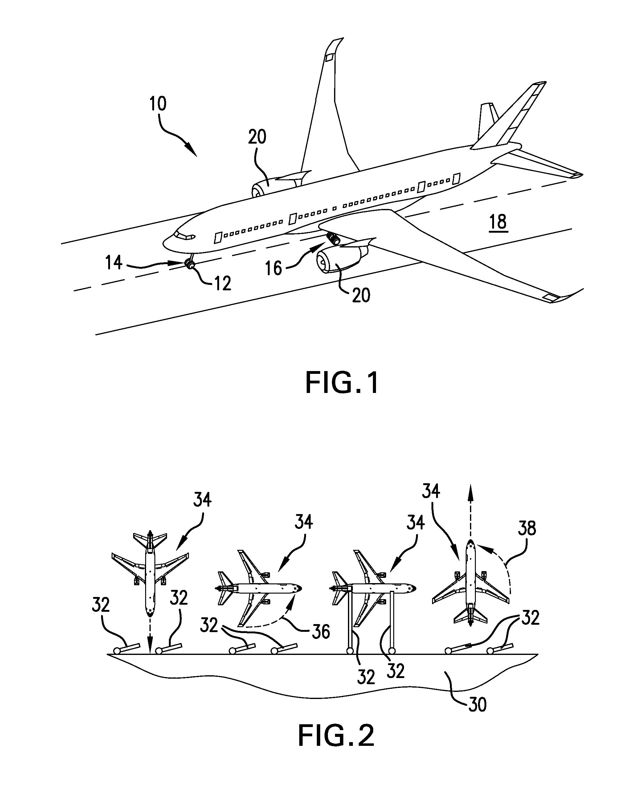 Optimizing ground movement in a wide-body aircraft equipped with non-engine drive means