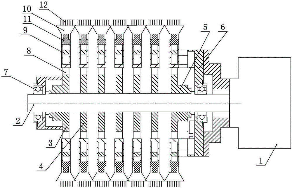 Device for cleaning inner wall of elliptical pipeline