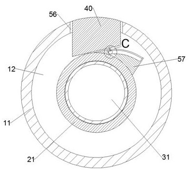 Desilting device for emergency treatment of damage of sewage pipeline