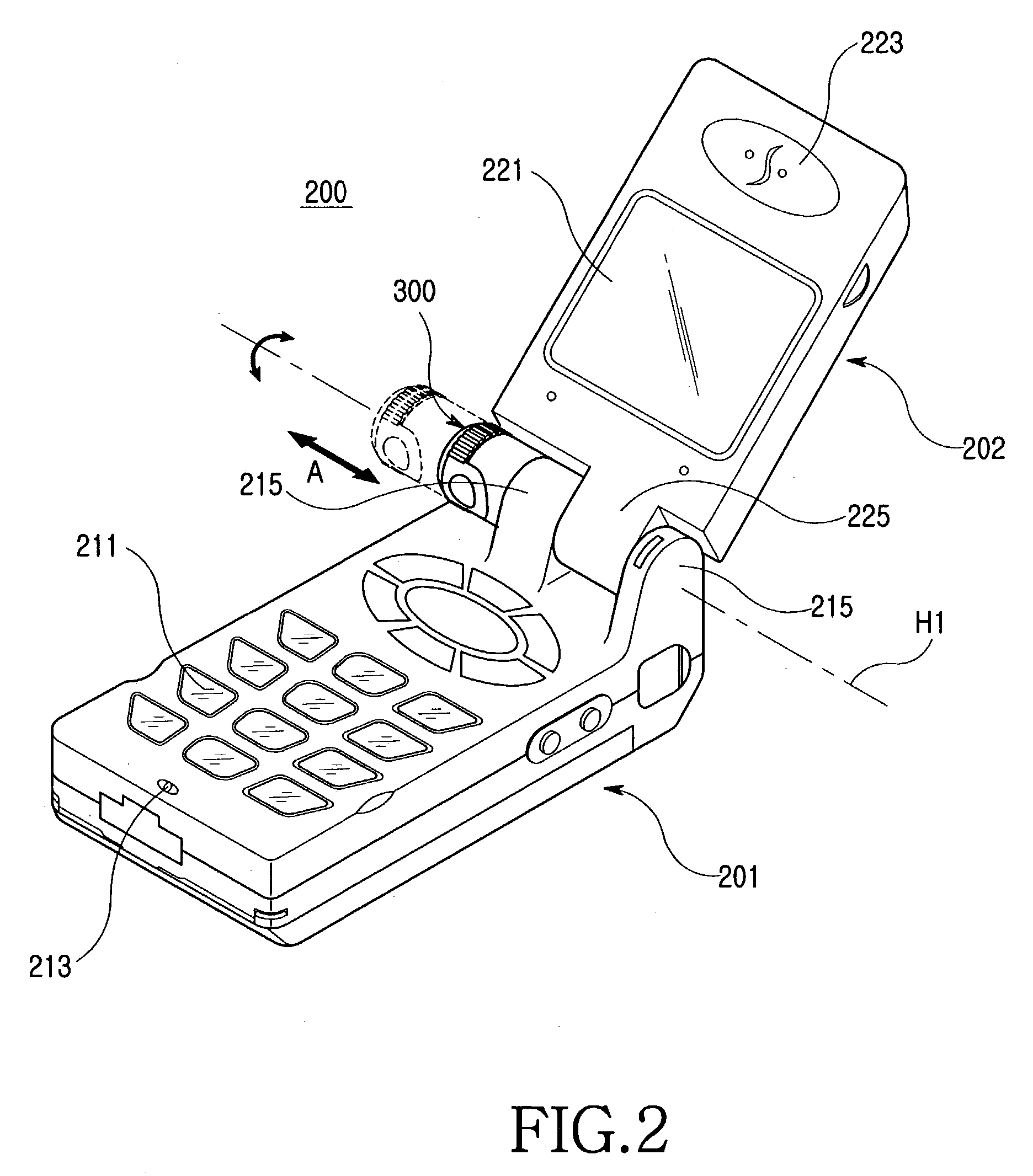 Camera lens assembly and portable wireless terminal comprising the same