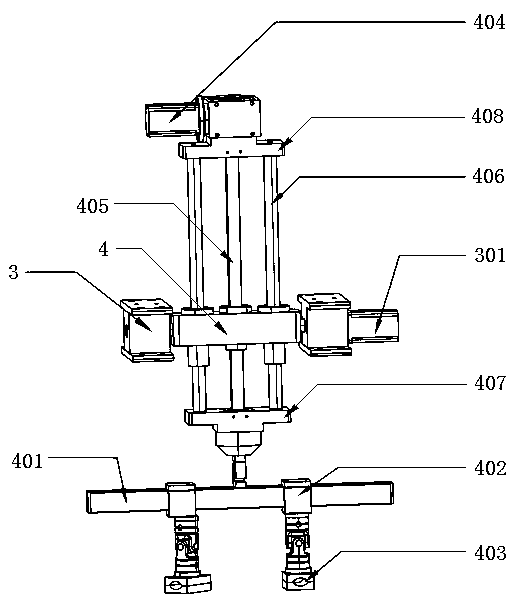 Baby carriage handlebar testing device and working method thereof