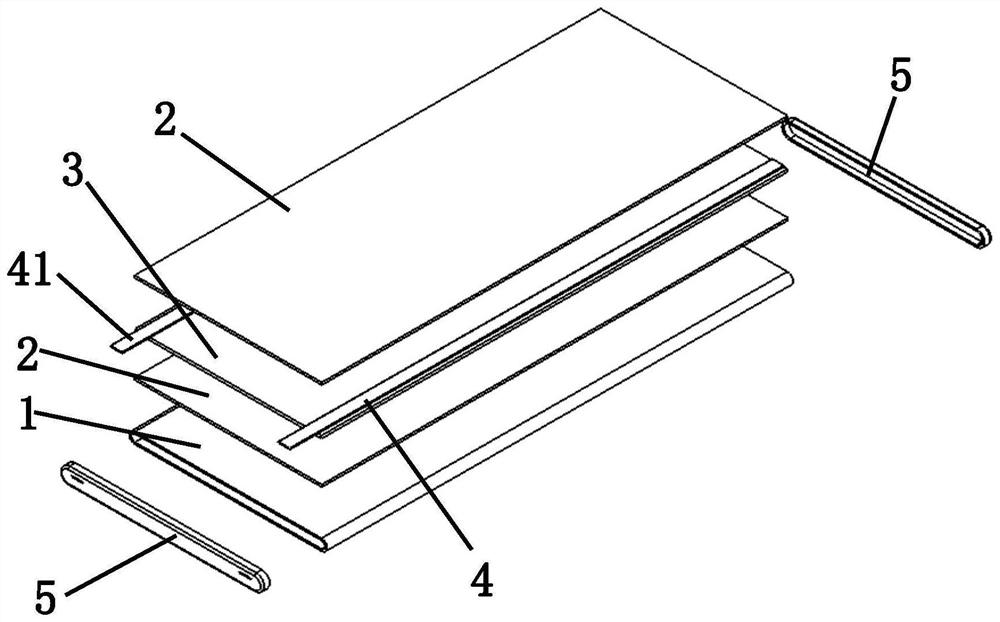 Graphene heating plate with packaging structure