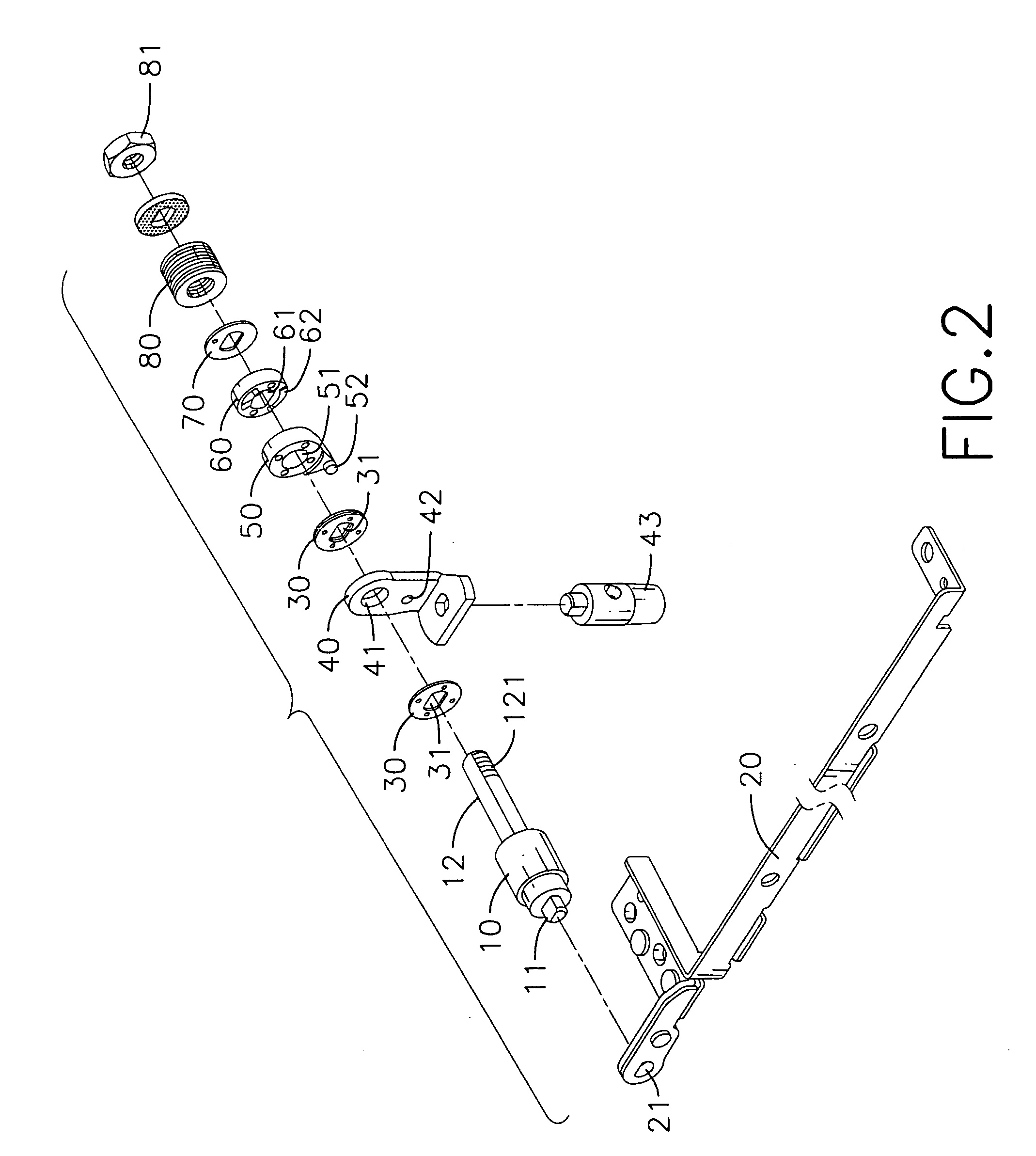 Hinge with less noise