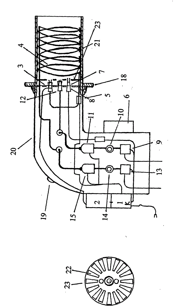 Efficient energy-saving boiler burner for plasma hydrolysis hydrogen generation