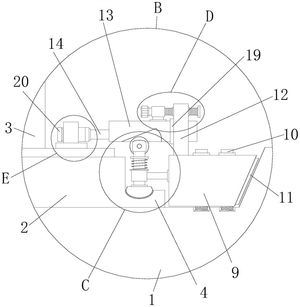 Bolt fastening structure for railway engineering track laying