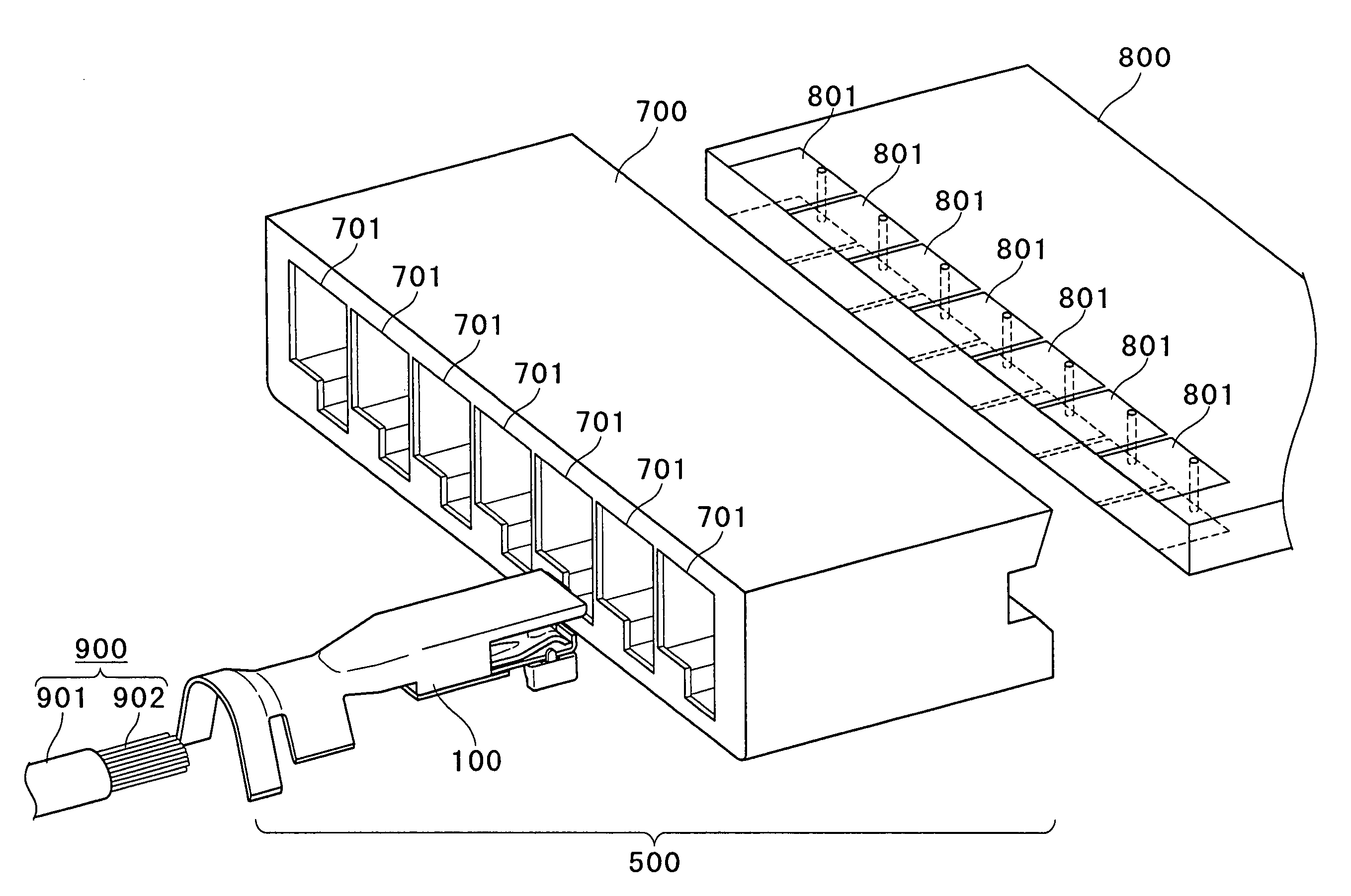 Connection terminal and connector equipped therewith