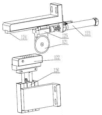 Device for electrode slice production with lithium strap and electrode slice production method