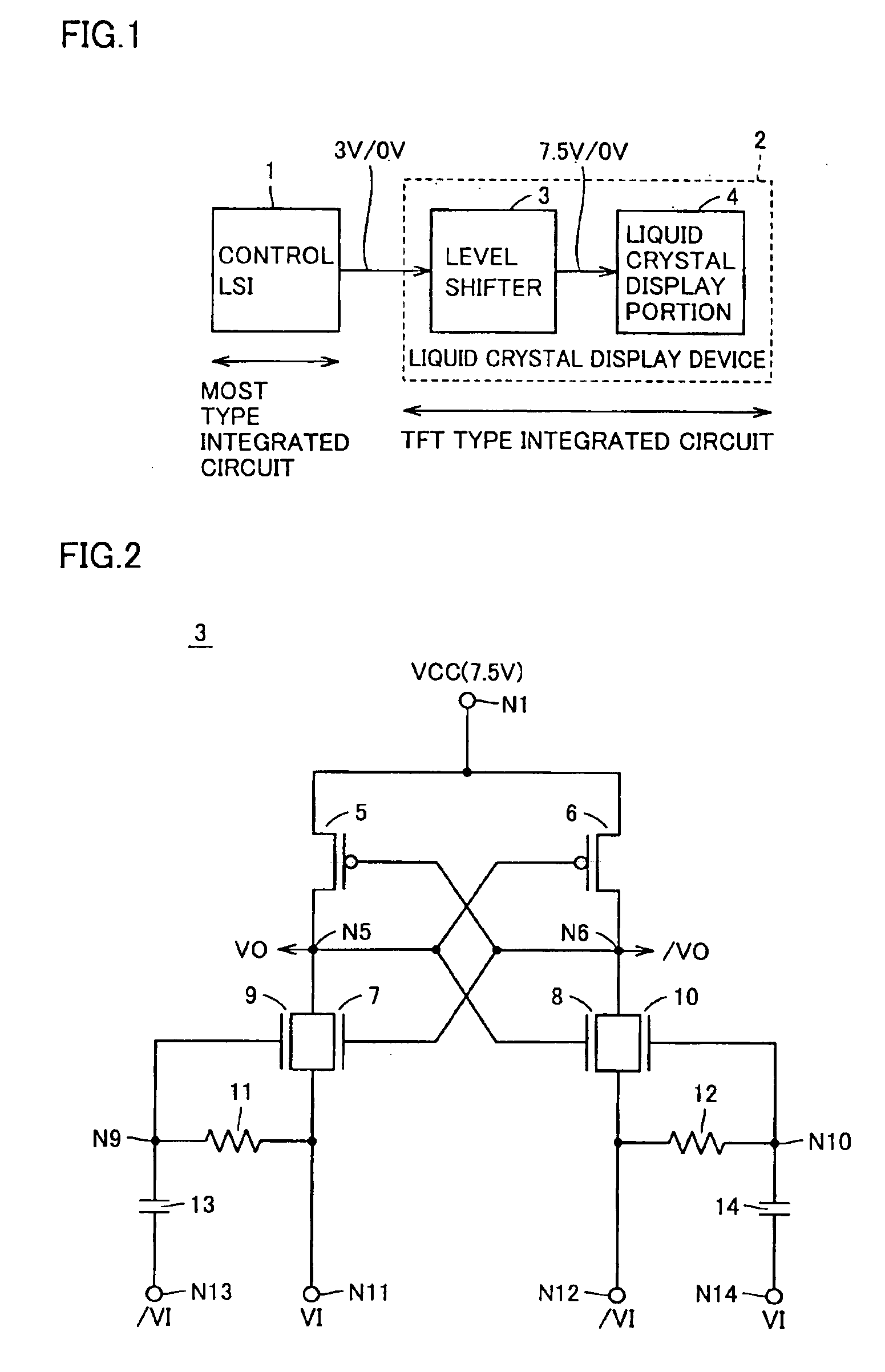 Amplitude converting circuit