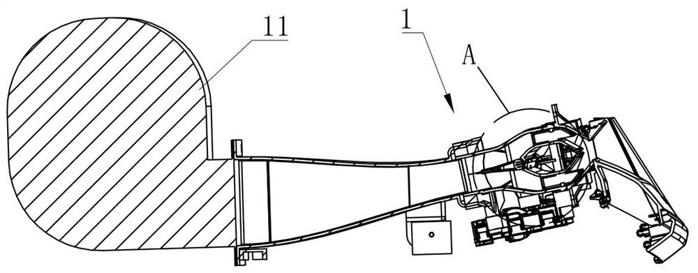 Air outlet of hidden type automobile air conditioner