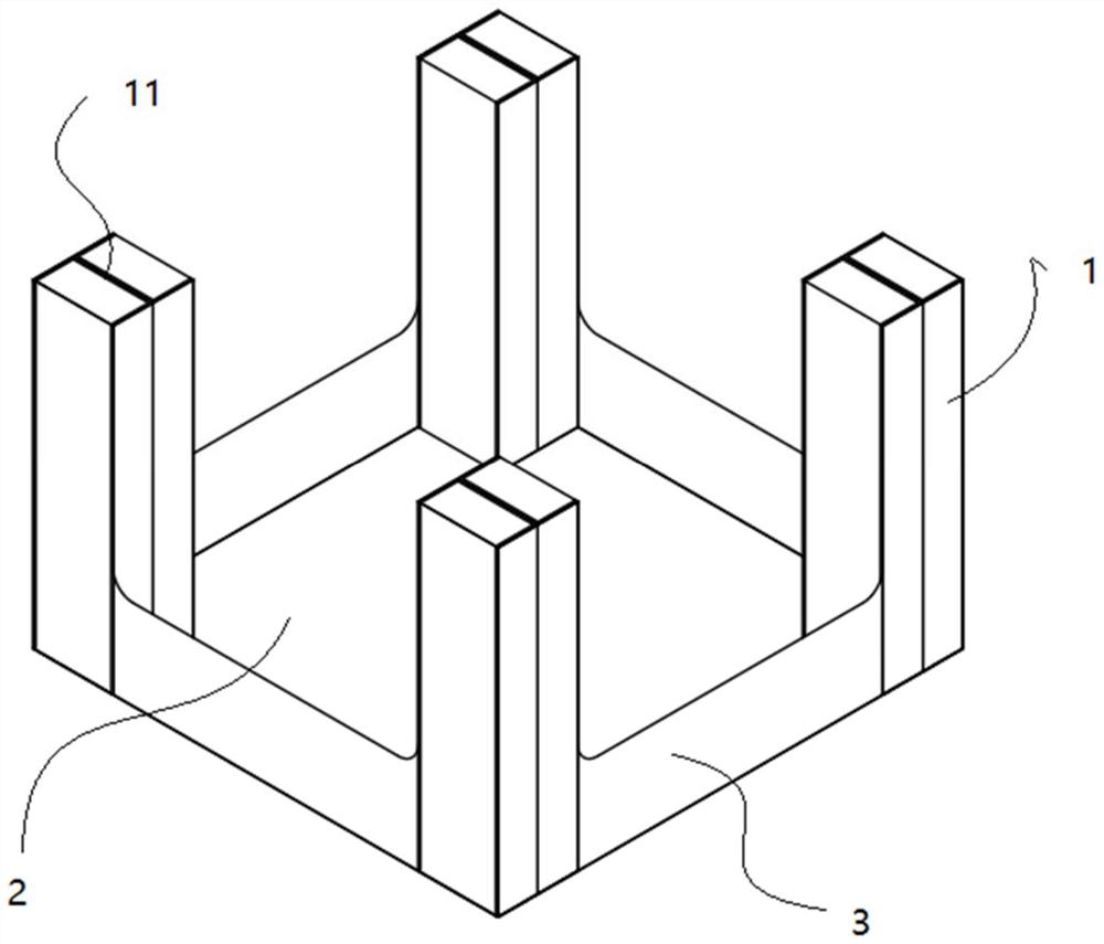 Transparent type stackable display box