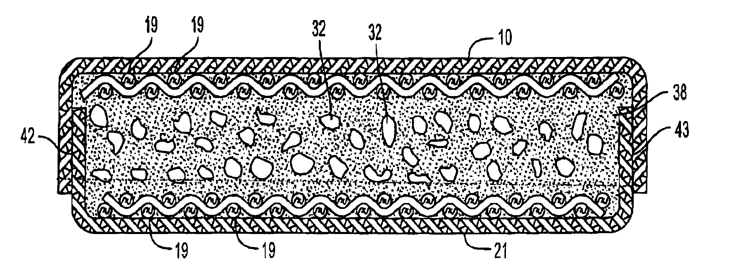 Composite structural material and method of making same