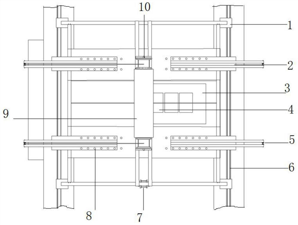 A method of using an attached lifting and transporting device for demolishing concrete support beams