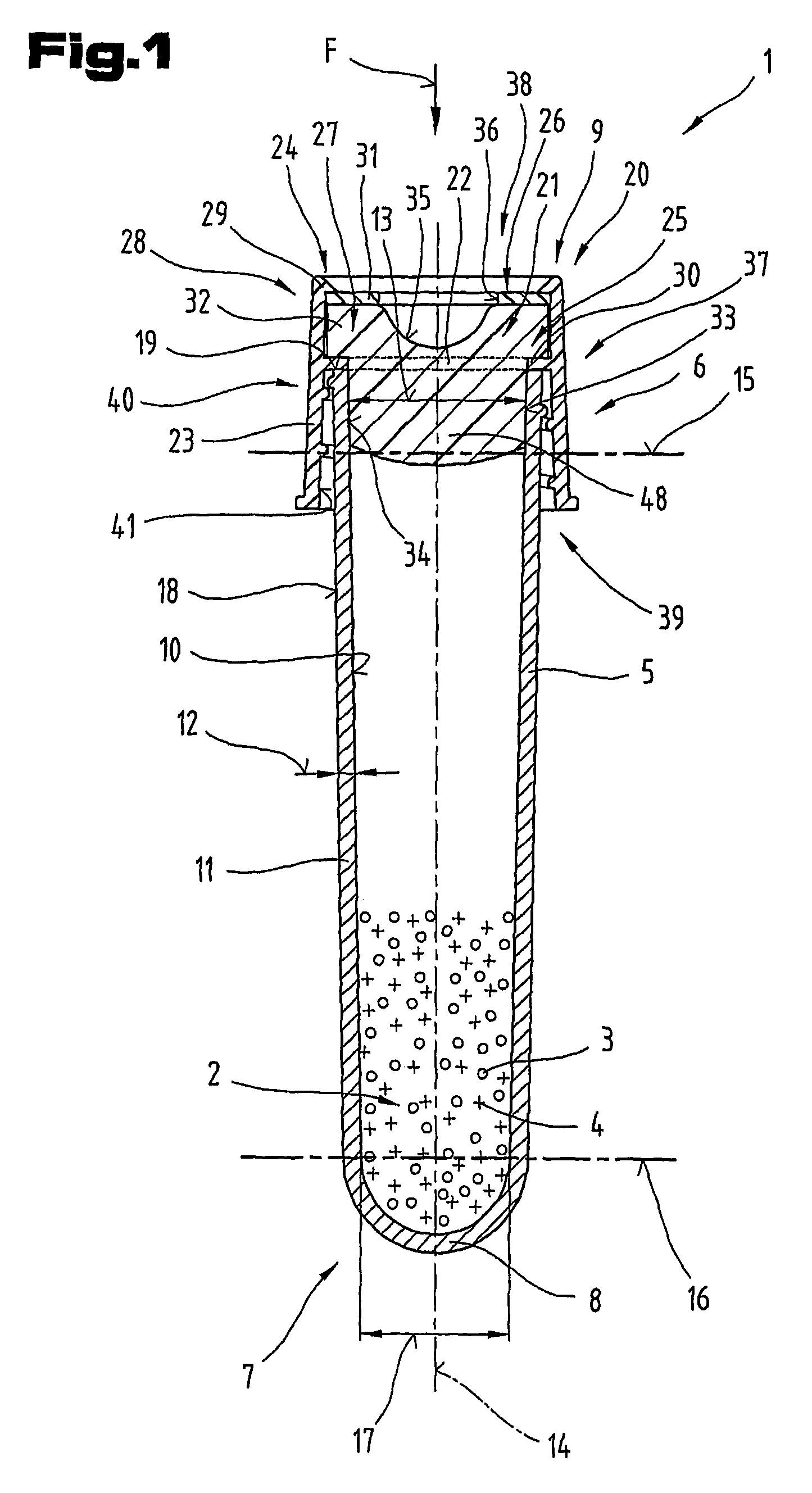 Method for the assembly of a cap with a receptacle