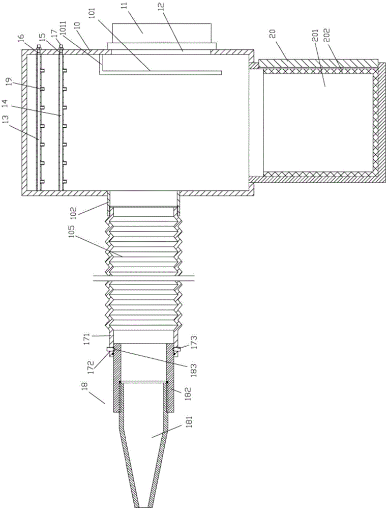 Dust collection cart for spinning