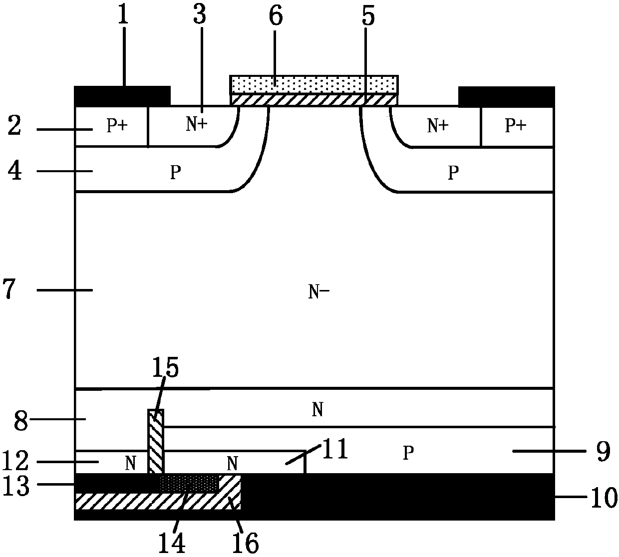 A kind of dual channel rc-igbt device and preparation method thereof