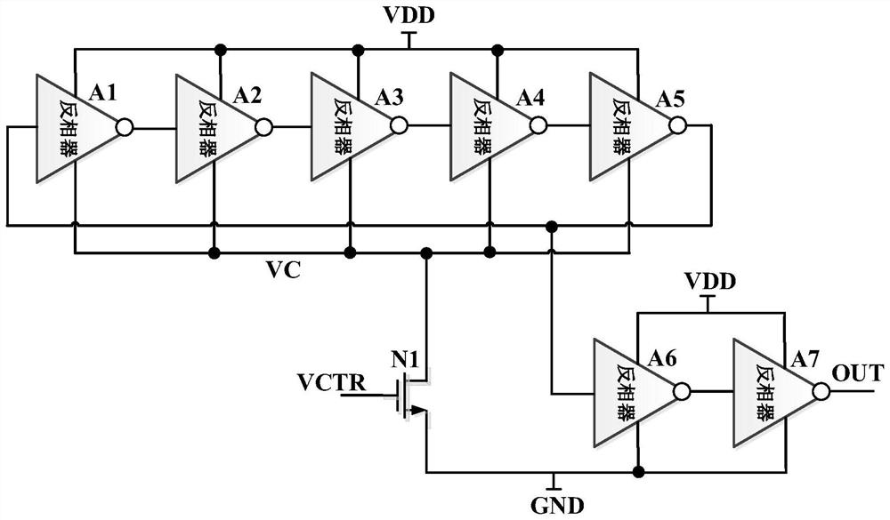 Loop oscillator circuit similar to phase-locked loop