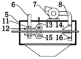 Washing device of punching machine and use method of washing device