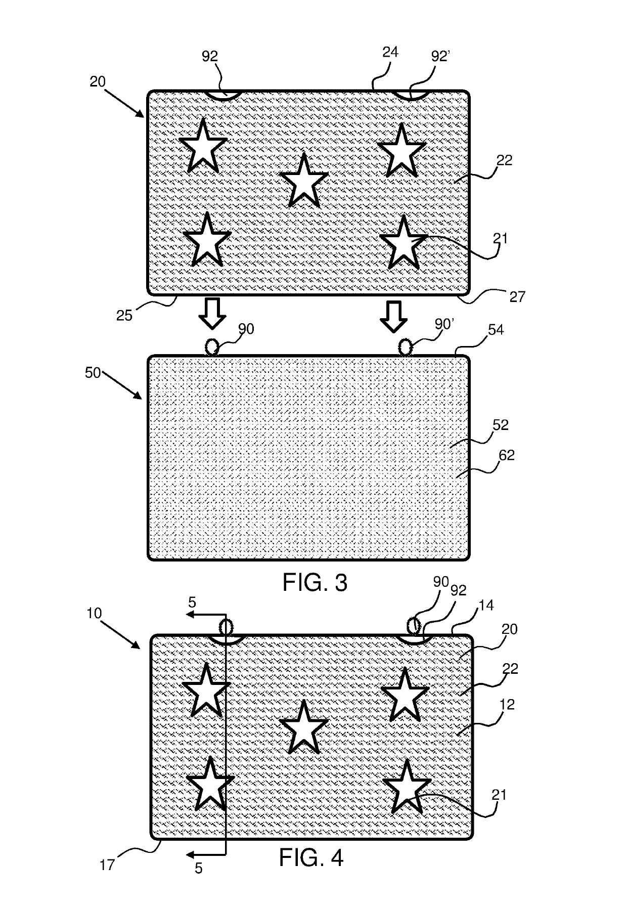 Covered bumper panel