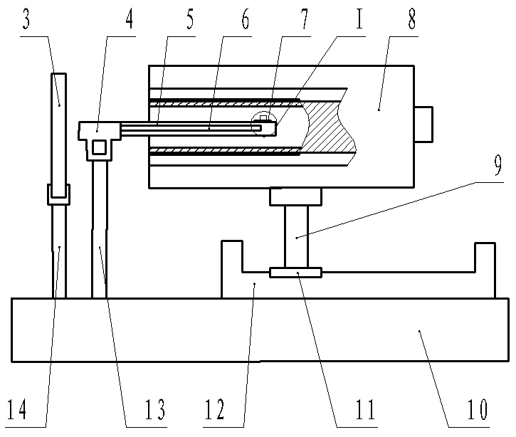 System for simulating detection of assimilation temperature of iron ore powder under different conditions